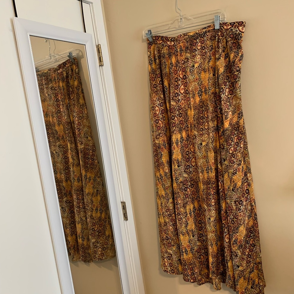 Boho Style Lane Bryant Maxi Skirt . .
